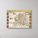 Search for europe map canvas prints History