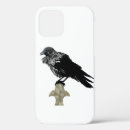 Search for black raven birds iphone cases Corvid