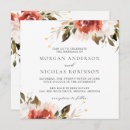 Search for red and white wedding invitations Botanical