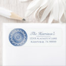 Search for mandala return address labels Blue
