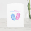 Search for boy twin birthday cards Blue