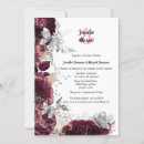 Search for red and silver wedding invitations Butterfly
