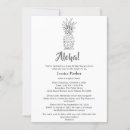Search for hawaiian luau bridal shower invitations Pineapple