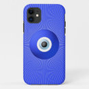 Search for evil eye protection iphone cases Blue