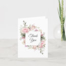 Search for pink rose thank you cards Elegant