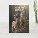 Search for deer birthday cards Animal
