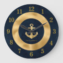 Search for navy blue gold clocks Modern