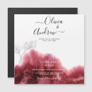 Search for red and silver wedding invitations Floral
