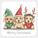 Search for yellow dog stickers Merry christmas