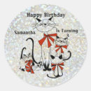 Search for happy birthday cat stickers Party