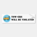 Search for towing bumper stickers Humour