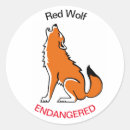 Search for animal conservation stickers Wolf