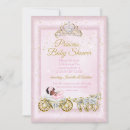 Search for cinderella baby shower invitations Pink