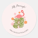 Search for pink flamingo stickers Let's flamingle