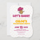 Search for chef birthday invitations Baker