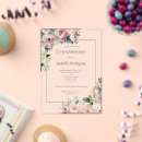 Search for flower border birthday invitations Botanical