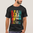 Search for 43rd birthday tshirts 1979
