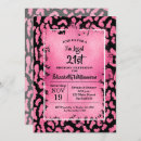 Search for animal print invitations Pink leopard