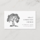 Search for church business cards Minimalist