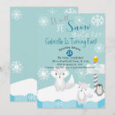 Search for fun penguins invitations Snow
