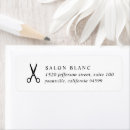 Search for makeup return address labels Hair stylist