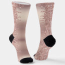 Search for rose gold socks Glitter
