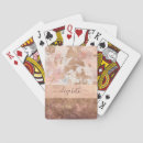 Search for rose gold playing cards Girly