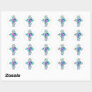 Search for colourful cross stickers Faith