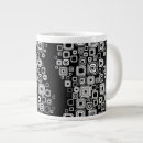 Search for black squares mugs Decorative