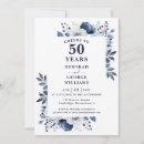Search for 50 years wedding anniversary invitations Floral