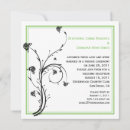 Search for lime green and black wedding invitations Floral
