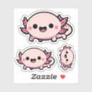 Search for axolotl salamander stickers Cartoon
