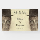 Search for halloween wedding banners Skull