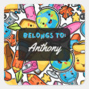 Search for belonging stickers For kids