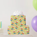 Search for birthday cake wrapping paper Gender neutral