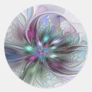 Search for abstract floral design stickers For her