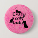 Search for crazy cat lady badges Kitty