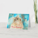 Search for persian cat christmas cards Cute