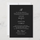 Search for black tie wedding invitations Simple