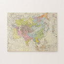 Search for map of asia puzzles Coloured