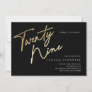 Search for 29th birthday invitations Simple