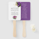 Search for purple and gold wedding programs Botanical