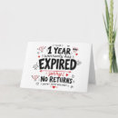 Search for 1 year anniversary cards Funny