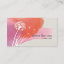 Search for seed business cards Watercolor
