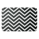 Search for black and white chevron bath mats Modern