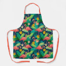 Search for flamingo bird aprons Pink