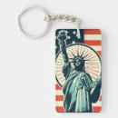 Search for statue of liberty key rings Patriotic