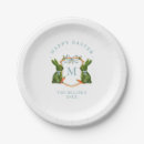 Search for blue and white rabbit plates Topiary
