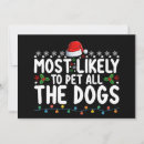 Search for dog christmas invitations Santa