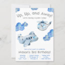 Search for up and away birthday invitations Sky